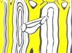 David Nadeau, Lilliputian Hallucination, During A Syncope of Joë Bousquet Caused By A Strong Intake Of Cocaine, manipulated photocopy